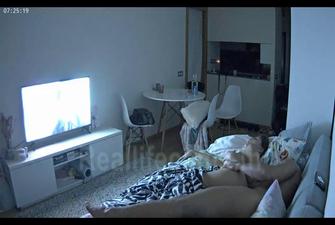Reallifecam - Ulyana fucked from behind by guest when watching TV ,12 03 2026